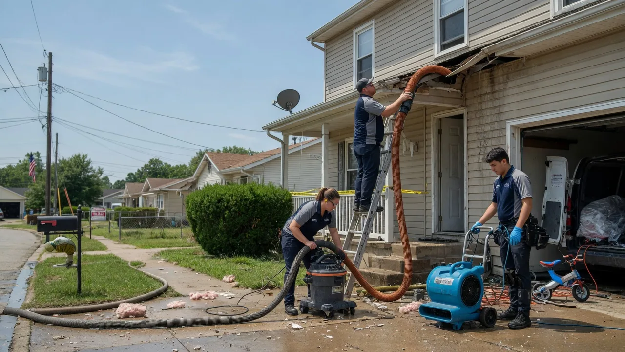 Water Damage Restoration in South English, IA near me